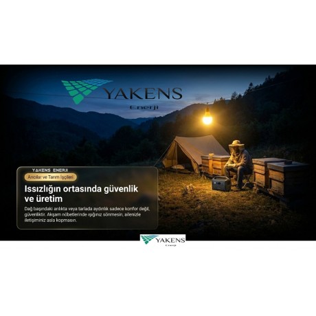 12W Güneş Enerji Sistemi Seti – Telefon Şarjlı Taşınabilir Solar Aydınlatma Paketi | 7Ah Akü + 10A Şarj Kontrol Cihazı + 2 LED Ampul